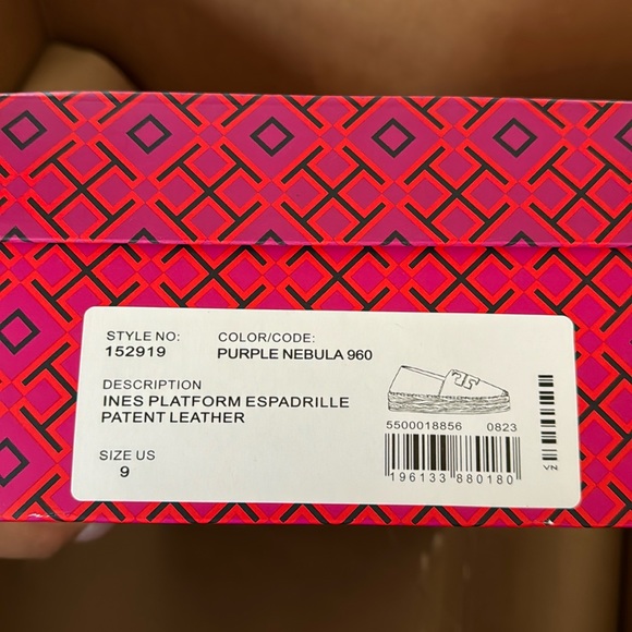 Tory Burch INES PLATFORM ESPADRILLE NWT - Picture 1 of 7